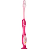 Chicco - Cepillo dental con cerdas extra finas para niños de 3-6 años- color rosa